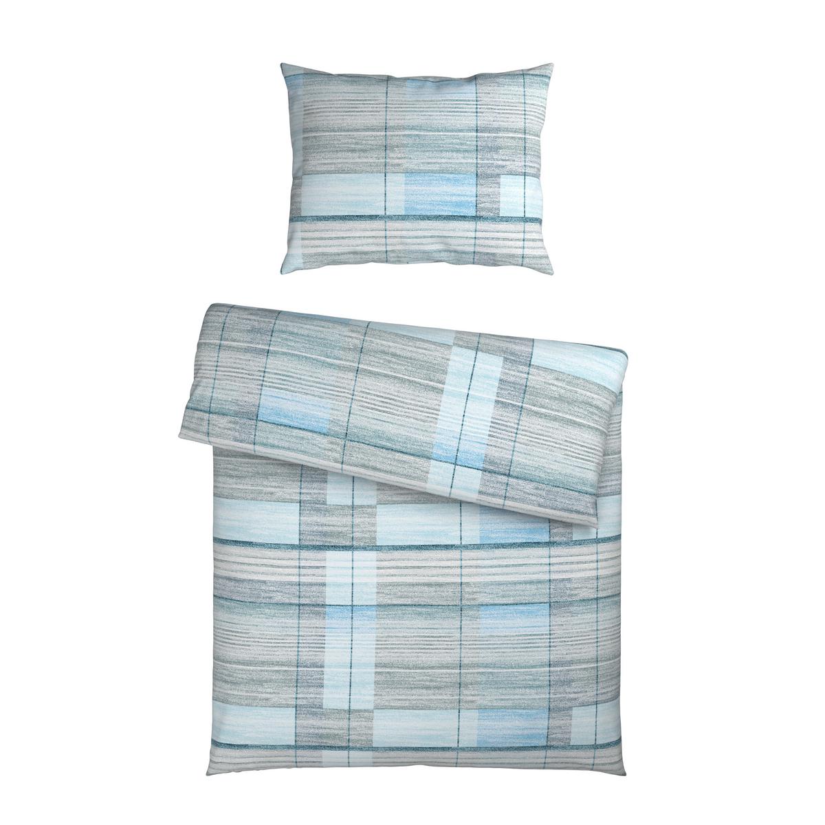 Bettwäsche Elke - Blau, KONVENTIONELL, Textil - Ondega