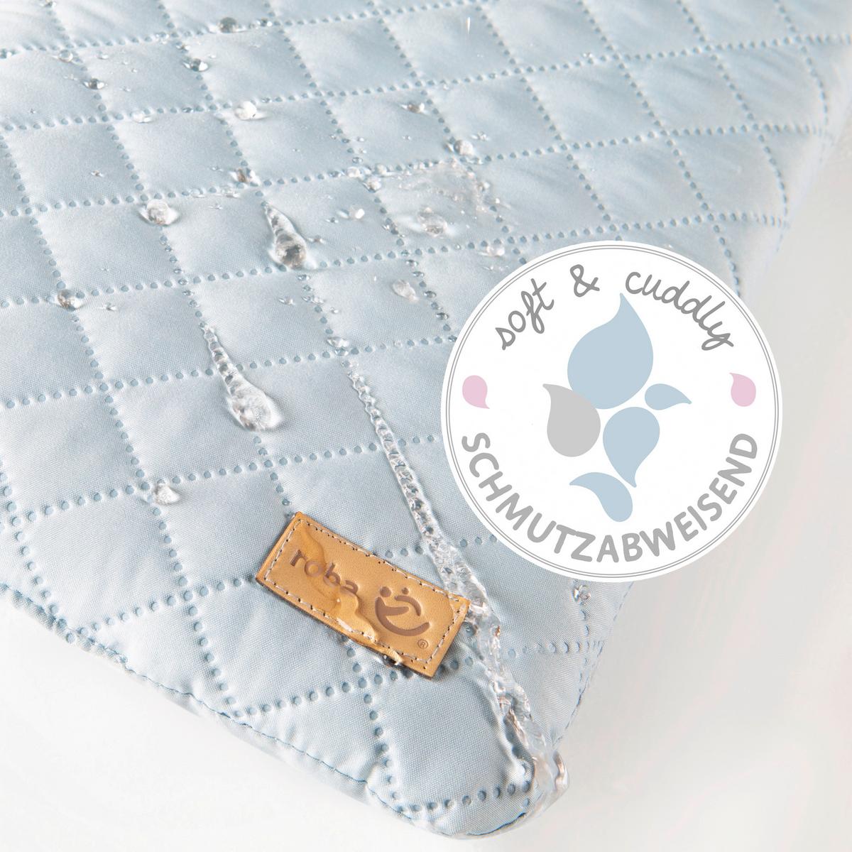 Sitzverkleinerer 2-teilig hellblau - Hellblau, Basics, Textil (40/25/2cm) - Roba