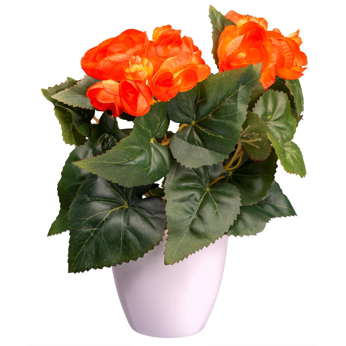 Kunstpflanze Herbstblumen - Gelb/Rot, Basics, Kunststoff (60/160/80cm)