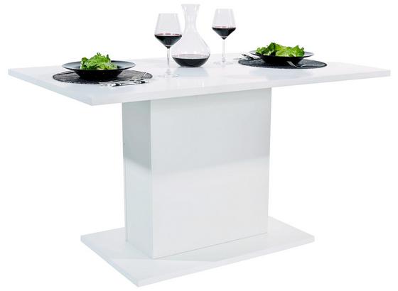 Étkezőasztal Oskar 138 - Fehér, modern, Faalapú anyag (138/76/80cm) Étkezőasztal Oskar 138 - Fehér, modern, Faalapú anyag (138/76/80cm)