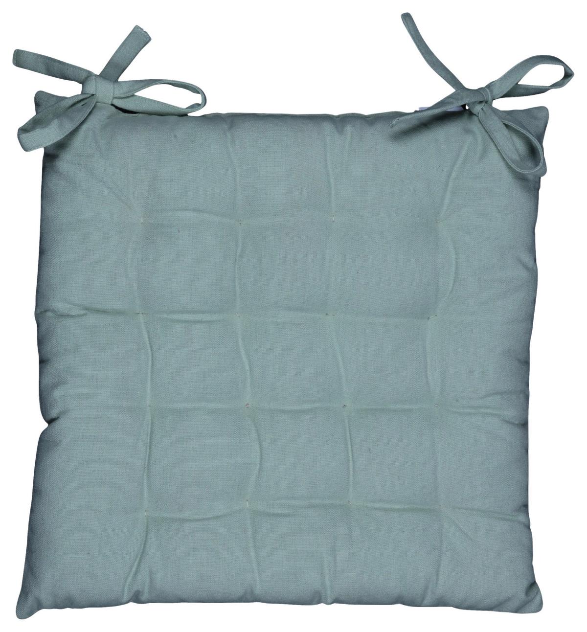 Sitzkissen Lianna - Hellgrün, MODERN, Textil (40/40/4cm) - Luca Bessoni