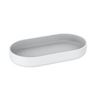 tác Hug, 17,7/2,3/9,6cm, bílá - bílá, Moderní, plast (17,7/2,3/9,6cm) - Premium Living