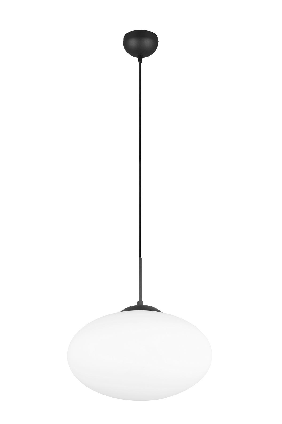 Hängeleuchte 363190132 Fomento - Schwarz/Weiß, Basics, Glas/Metall (40/150cm) - Trio Leuchten