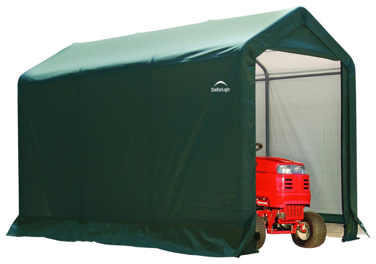 Gerätehaus Satteldach 180x180x180 cm - Grün, Basics, Kunststoff (180/180/180cm)