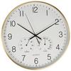 Nástenné hodiny ALUMINIUM - barvy zlata, Basics, kov (38/4,2cm) - Mömax