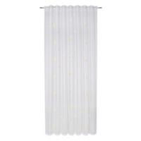 Vorhang mit Band Jelena 140x245 cm Weiß/Goldfarben - Gelb/Goldfarben, ROMANTIK / LANDHAUS, Textil (140/245cm) - James Wood