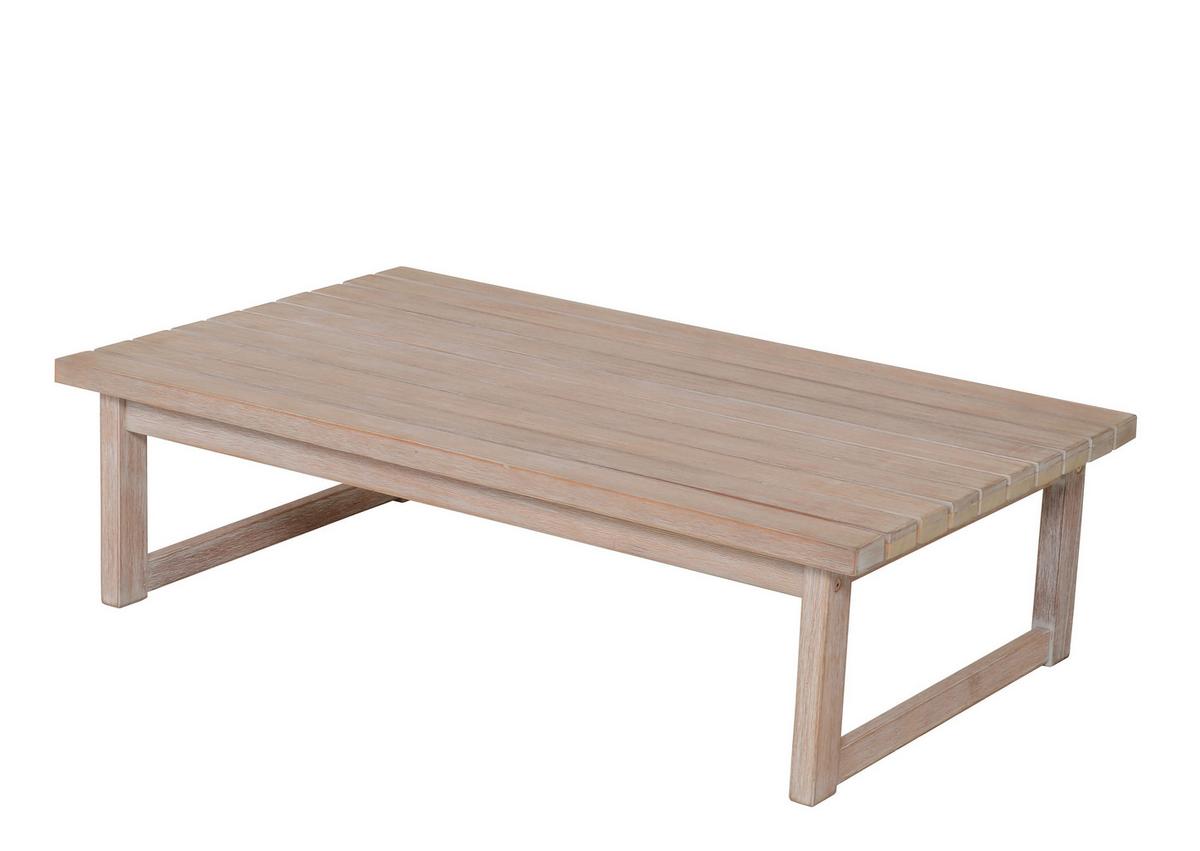 Loungegarnitur 4-Tlg San Mateo Echtholz/Kunststoff mit Kissen - Beige/Braun, MODERN, Holz (83/72/121cm) - Gardenson
