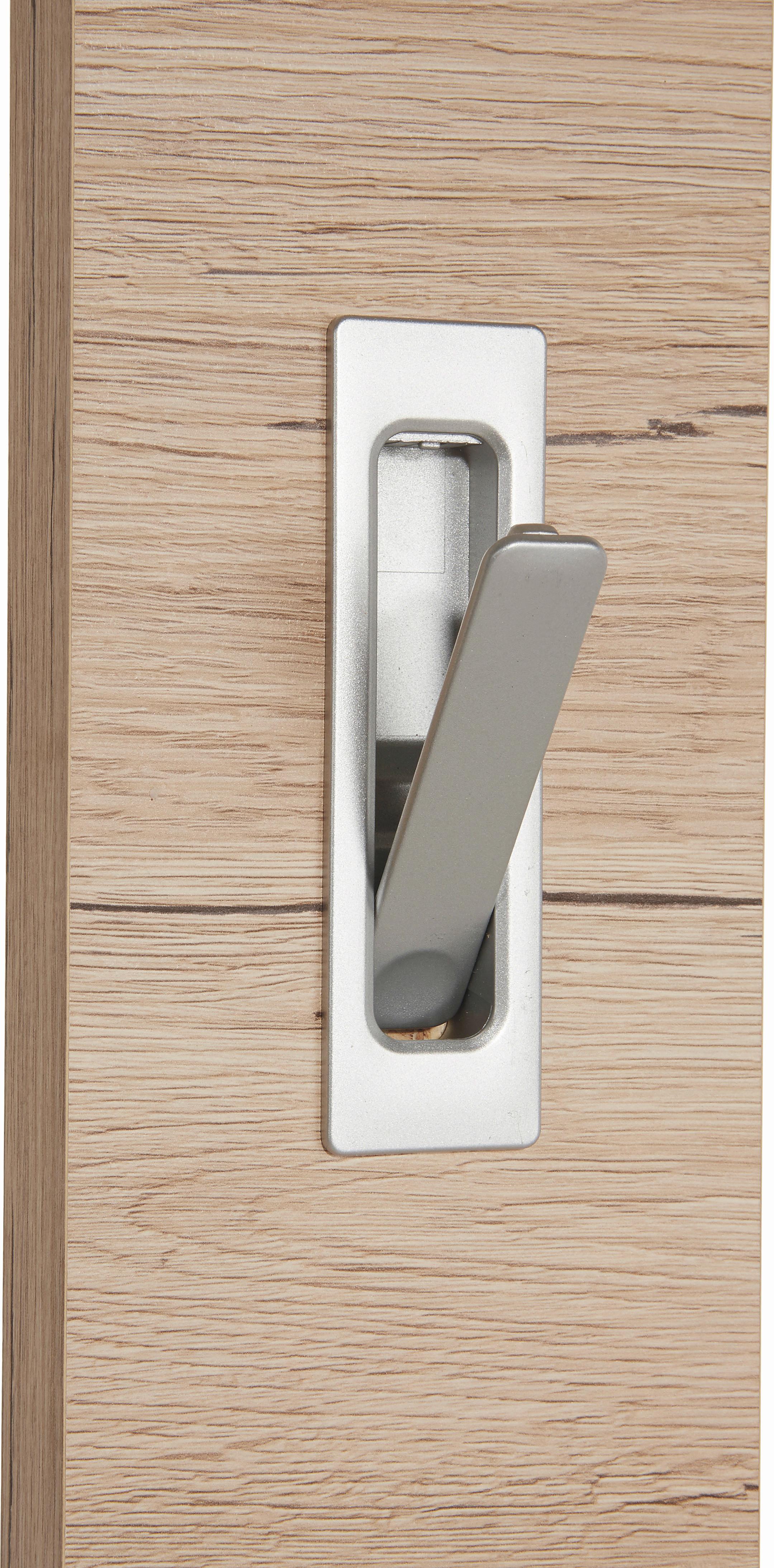 Akasztóléc Enzo - égerszínű/világosbarna, Modern, faalapú anyag (12/175/2,8cm)