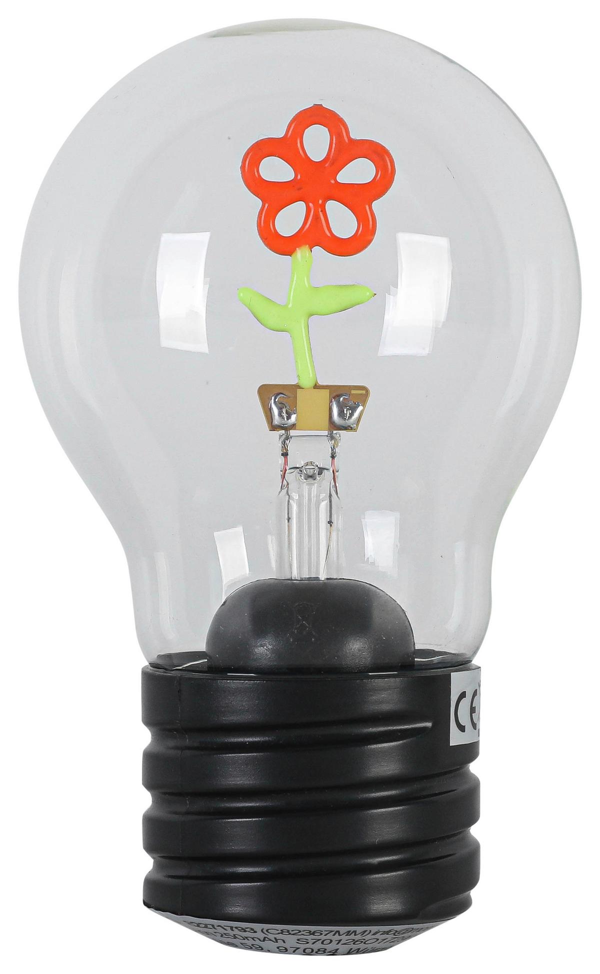 DEKORAČNÍ LED SVÍTIDLO BIRNI - černá/průhledné, Moderní, kov/plast (7/12cm) - Mömax