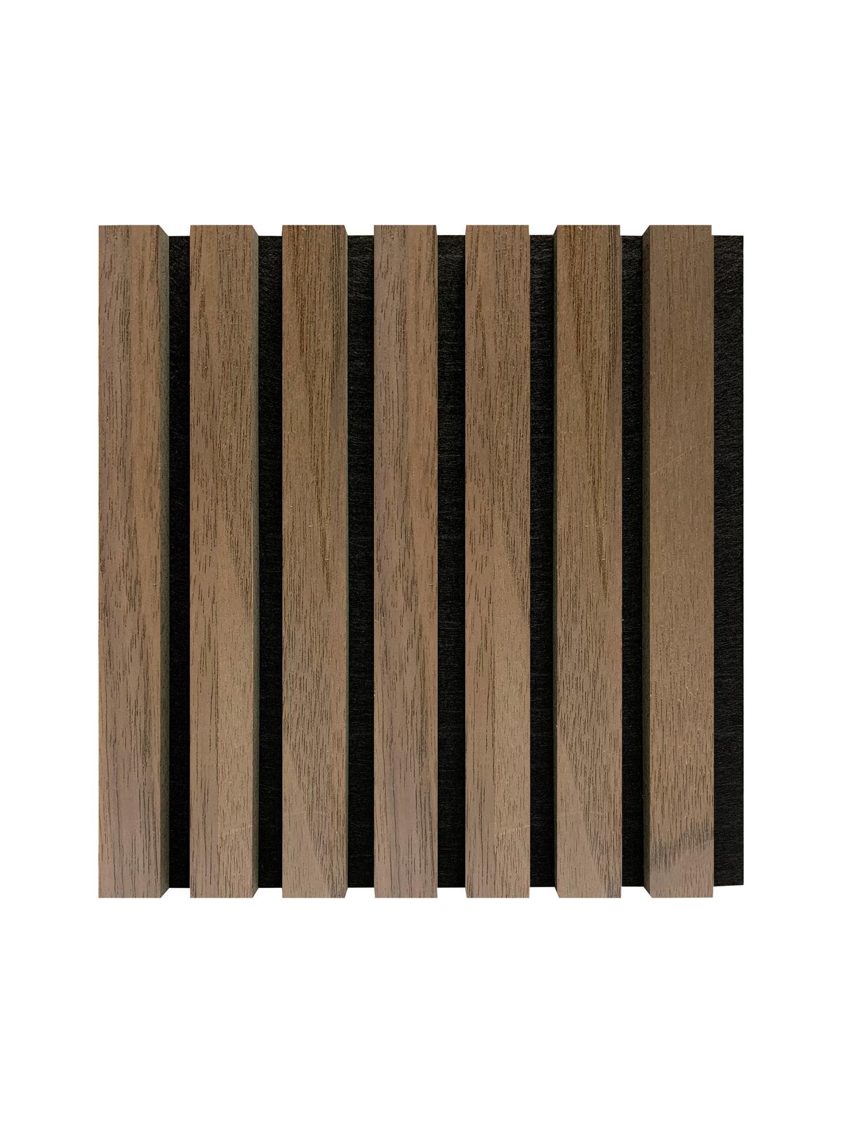 Akustikpaneel Walnut - Walnussfarben, Trend, Holz/Kunststoff (60/120cm) - Homezone