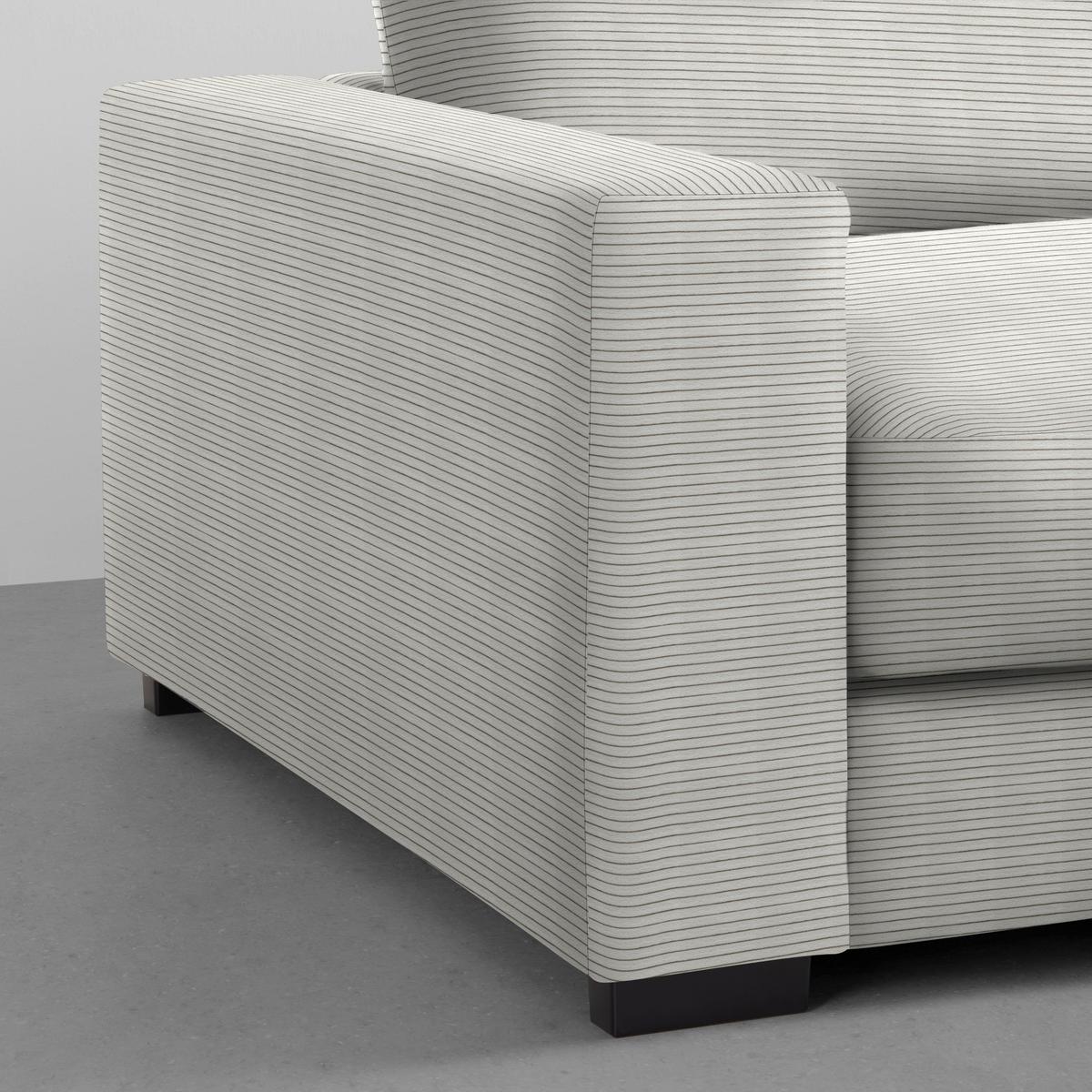 Rohová sedačka PEDRO, pravá, béžový manšestr - béžová, Moderní, textil (265/180cm) - Mömax
