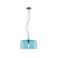 Hängeleuchte I-Gibus-S30 Blu - Blau, Design, Glas (30/15cm)