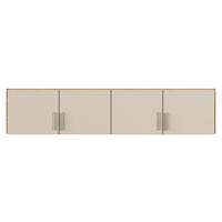 Aufsatzschrank Celle Matt Champagne B: 181 cm - Champagner/Eiche Artisan, Trend, Holzwerkstoff (181/39/54cm)