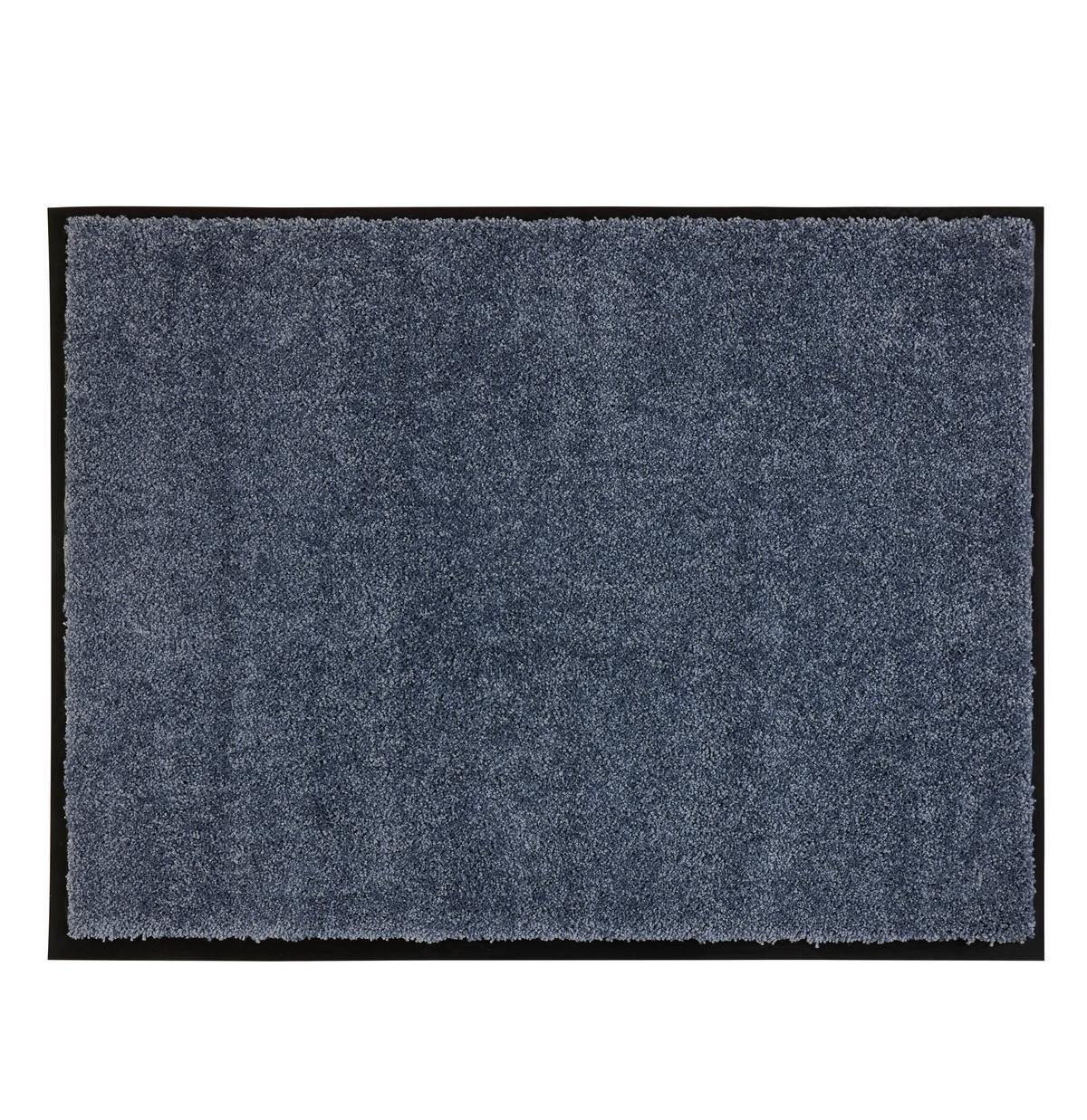 DVEŘNÍ ROHOŽKA Fortuna 2, 60/80cm, šedomodrá - šedá, Moderní, textil (60/80cm) - Modern Living