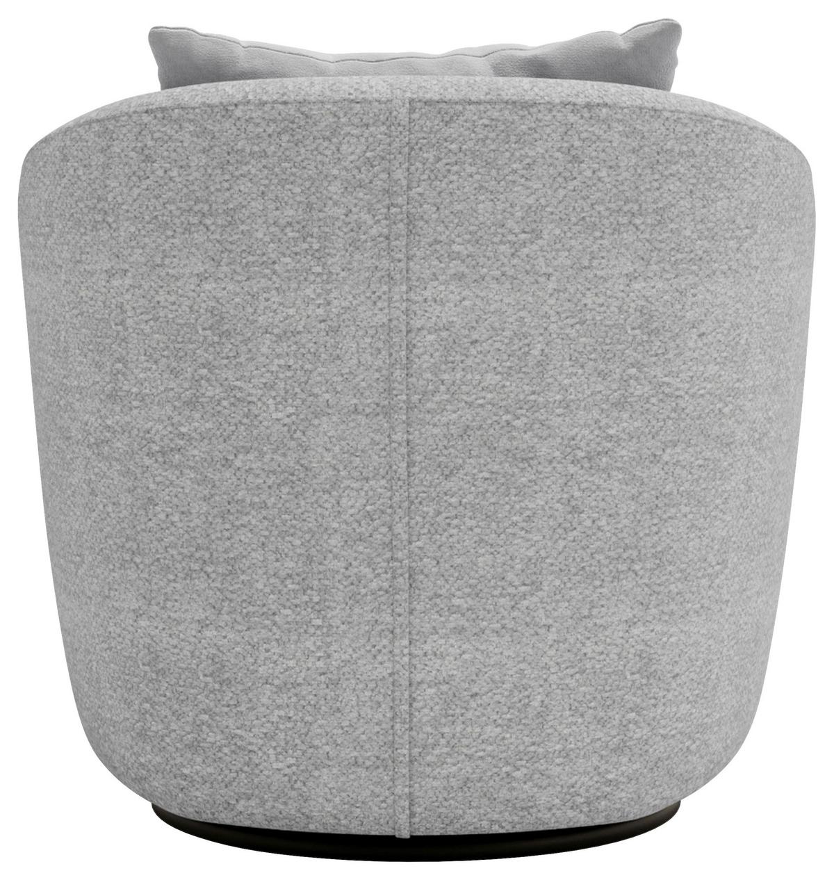Wish Grau B: 83 Cm - Schwarz/Grau, Design, Textil (83/80/75cm) - Livetastic
