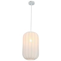 Luster STOIU - biela, Modern, kov/textil (25/120cm) - Mömax