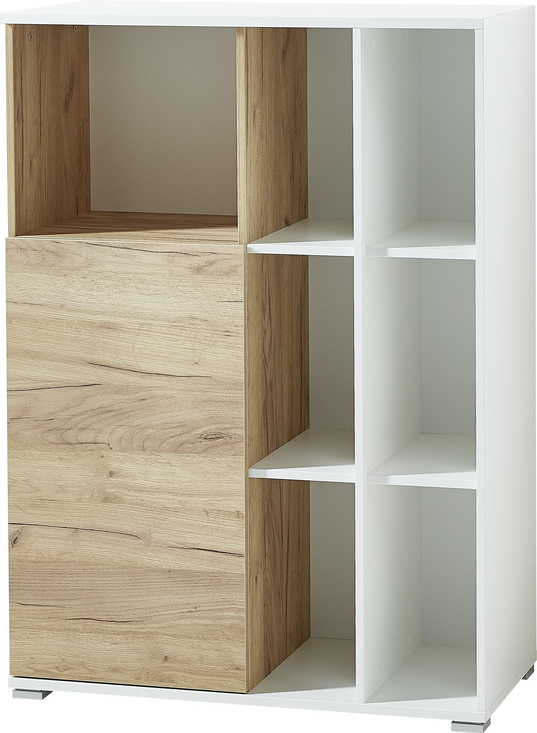 Aktenschrank mit sieben offenen Fächern