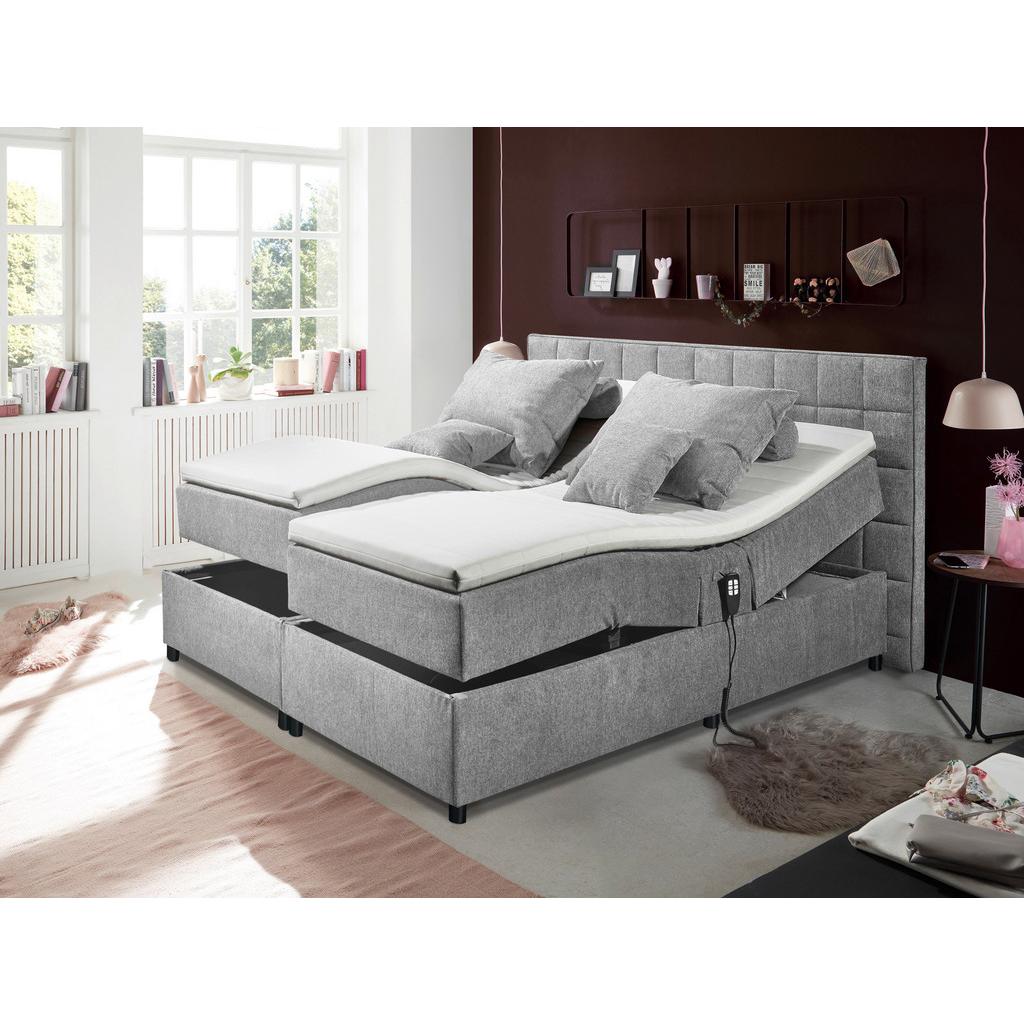 Polsterbett verstellbar mit Topper 180x200 Mariborsko