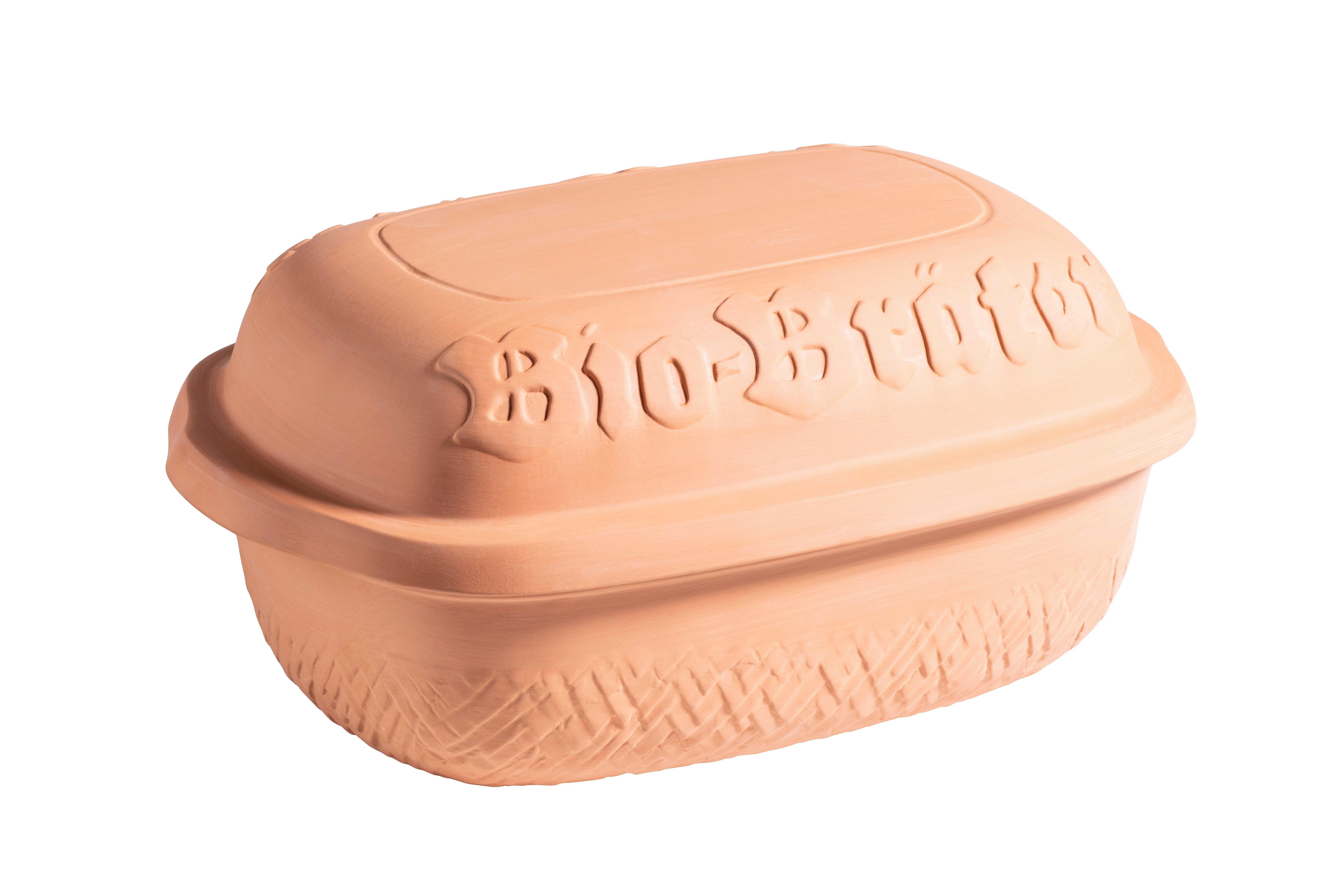 Bräter Bio Aus Steingut Oval Hellbraun - Hellbraun, Basics, Keramik - Mäser