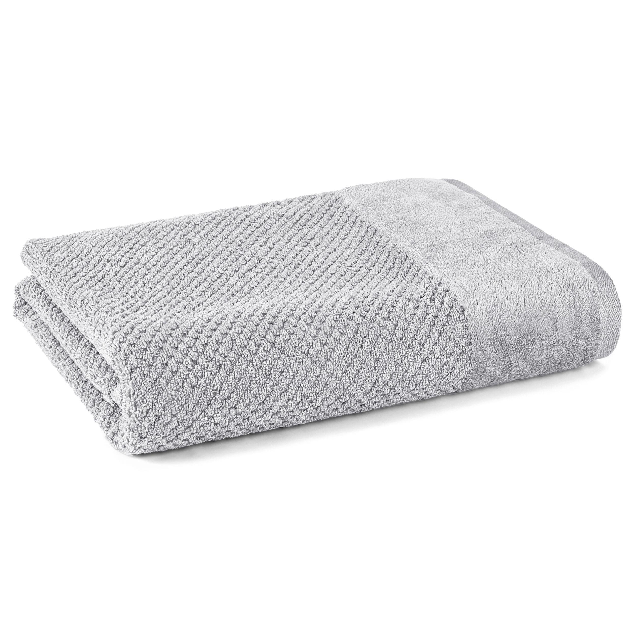 DUSCHTUCH Popcorn 70x140 cm Hellgrau - Basics (70/140cm)