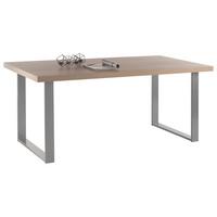 Esstisch Anka 180x90 Cm Eiche Dekor/anthrazit - Anthrazit/Sonoma Eiche, KONVENTIONELL, Holzwerkstoff/Metall (180/90/77cm) - MID.YOU