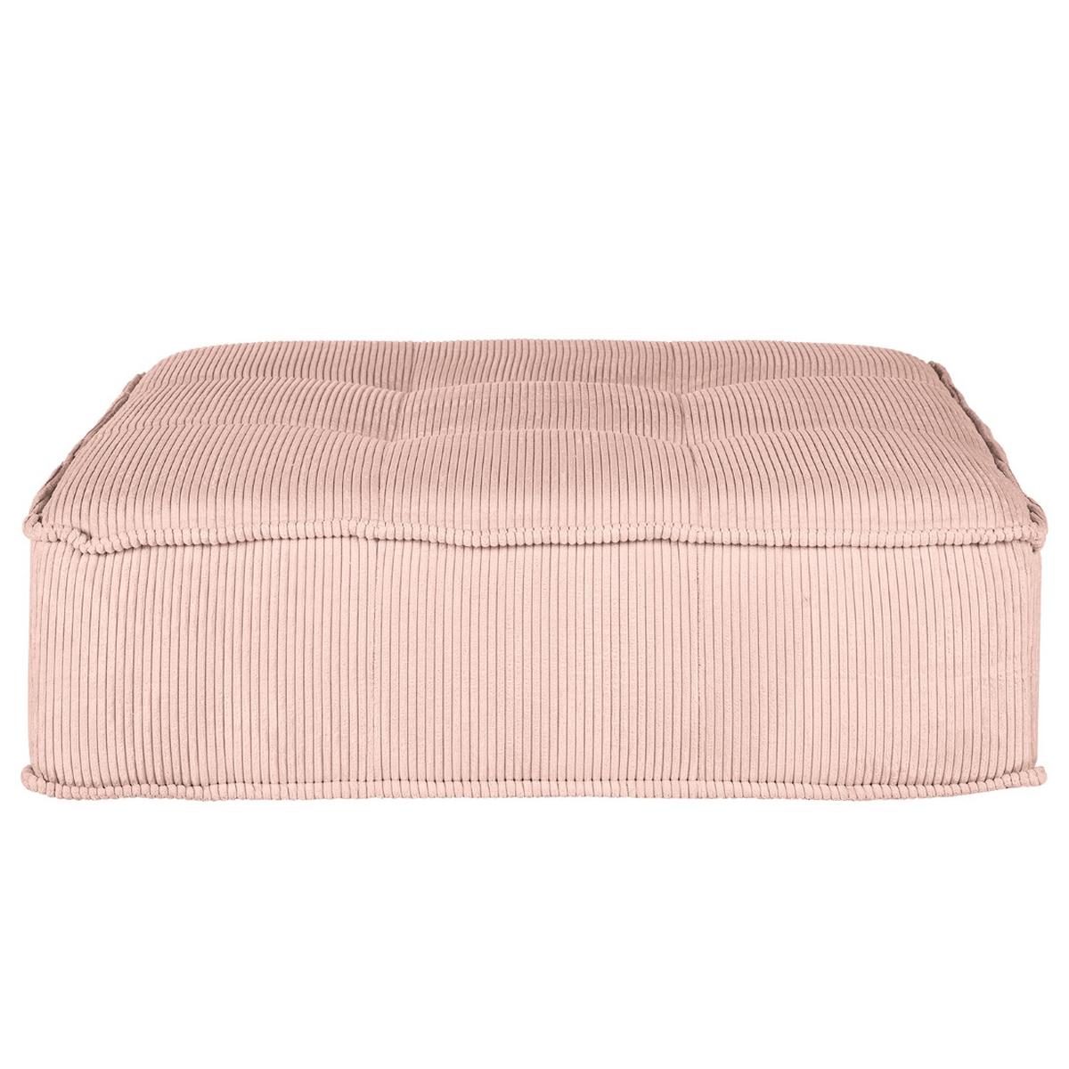 Sitzkissen Cordy, Flieder B: 128 Cm - Weiß, MODERN, Textil (128/40/128cm) - Trendmanufaktur