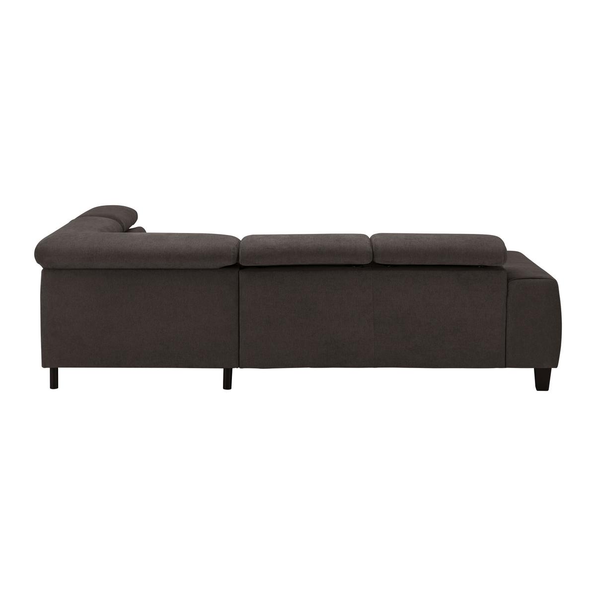 Sedací souprava Malibu šedohnědá - šedavě hnědá, Moderní, dřevo/textil (249/88/207cm) - Bessagi Home