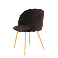 Sada stoličiek 2 kusy - čierna, Design, kov/plast (54/84/56cm)