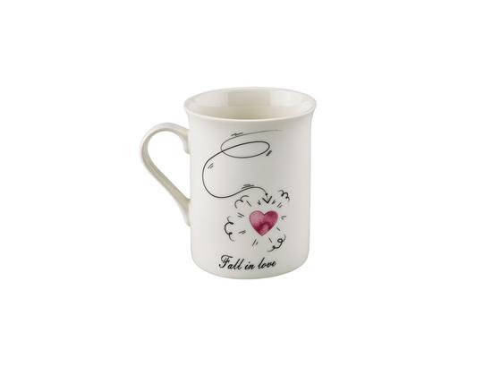 Kaffeebecher Mischella - Schwarz/Rosa, KONVENTIONELL, Keramik (7,8/9,8cm) - Luca Bessoni Kaffeebecher Mischella - Schwarz/Rosa, KONVENTIONELL, Keramik (7,8/9,8cm) - Luca Bessoni
