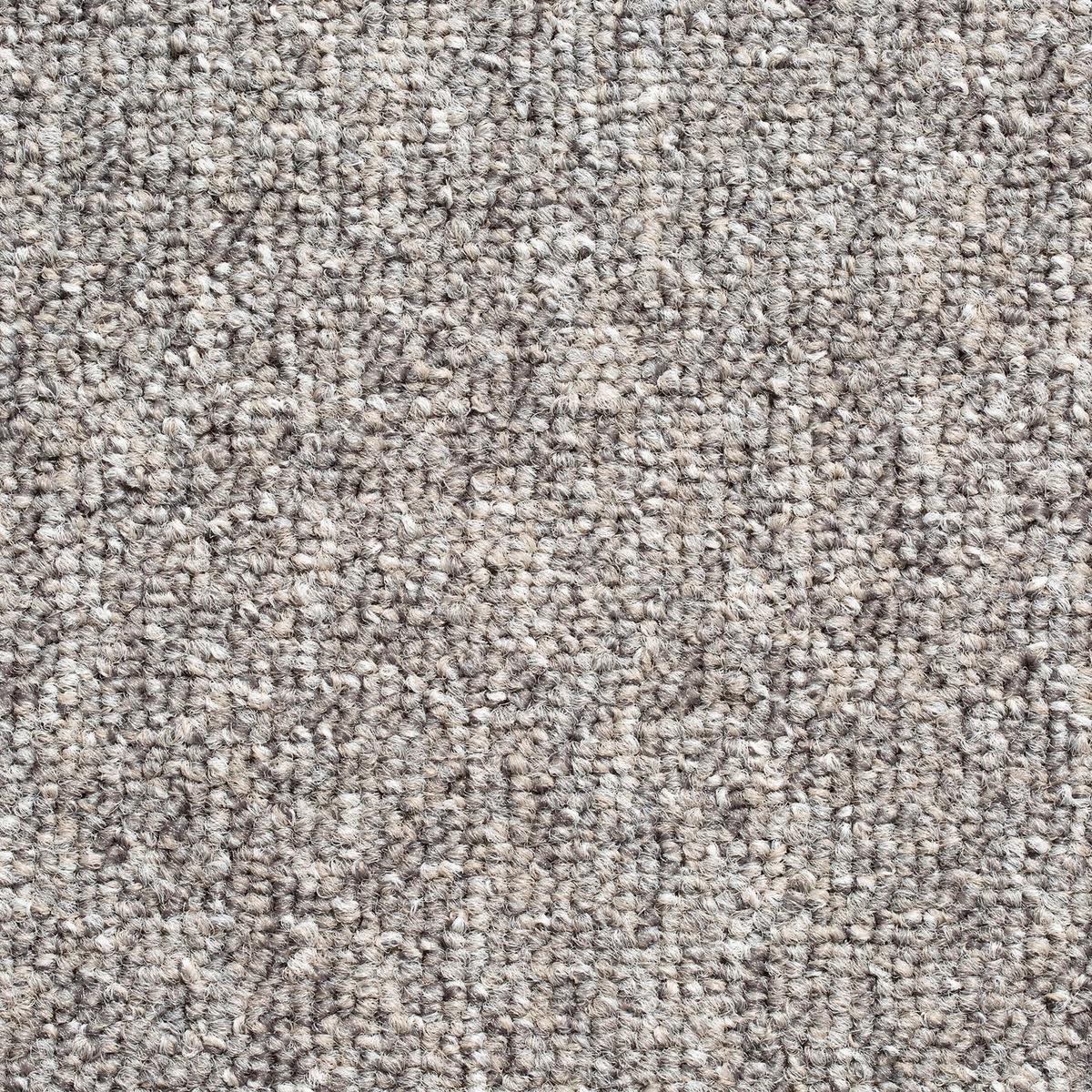 Teppichfliese Grau Mustang 50x50 Cm Florhöhe 3 Mm - Basics, Textil (50/50cm)
