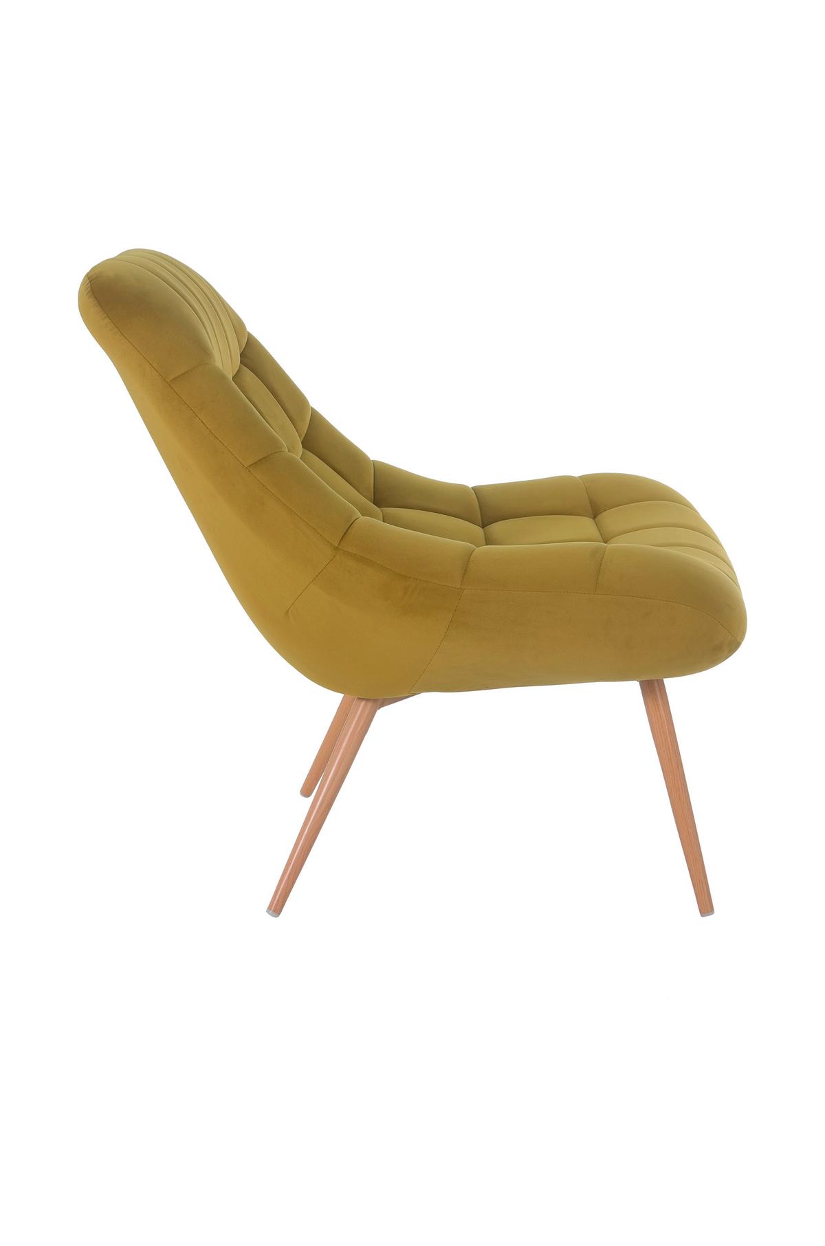 Xxl-sessel Gelb, Naturfarben B: 76 Cm - Gelb/Naturfarben, MODERN, Textil (76/85,6/85,6cm) - Livetastic