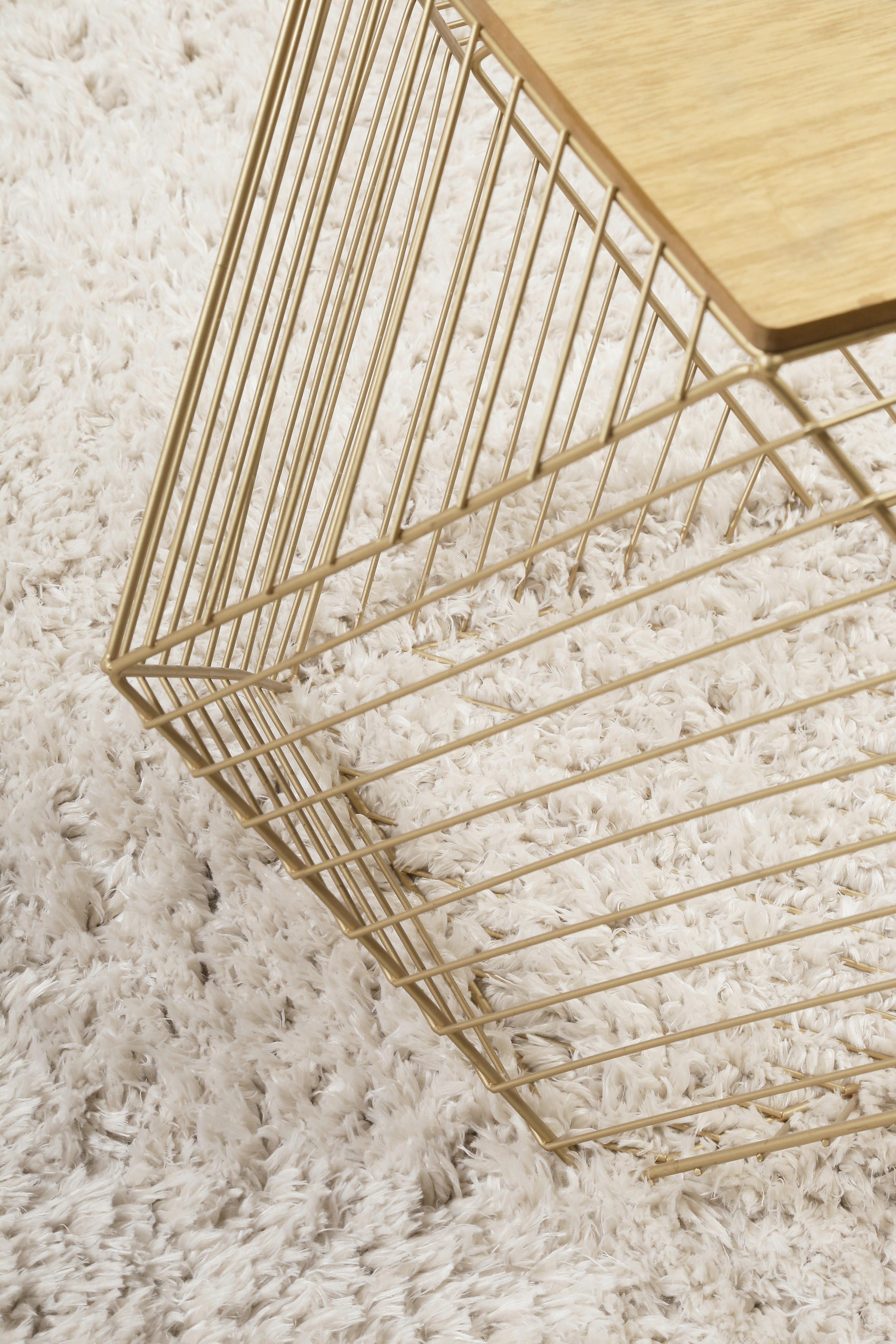 Hochflor Teppich Beige Yogi Rund Ø 120 Cm - Beige, KONVENTIONELL, Textil (120cm) - Esprit