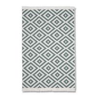 RUČNE TKANÝ KOBEREC Inaya 1, 80/150cm - biela/zelená, Modern, textil (80/150cm) - Mömax