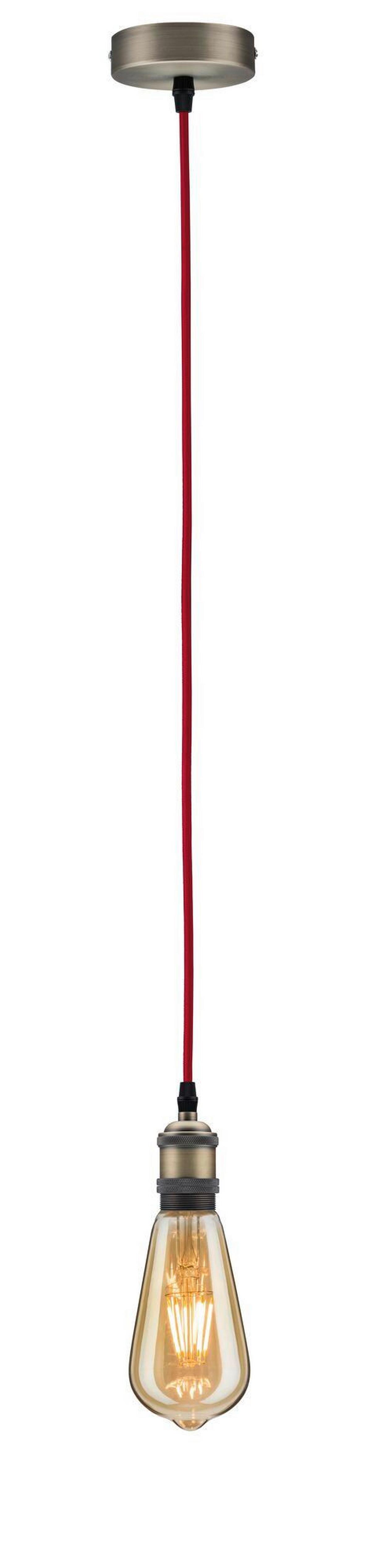 Hängeleuchte H: 200 cm 1-Flammig dimmbar - Basics (10,0/10,0/200cm) - Paulmann