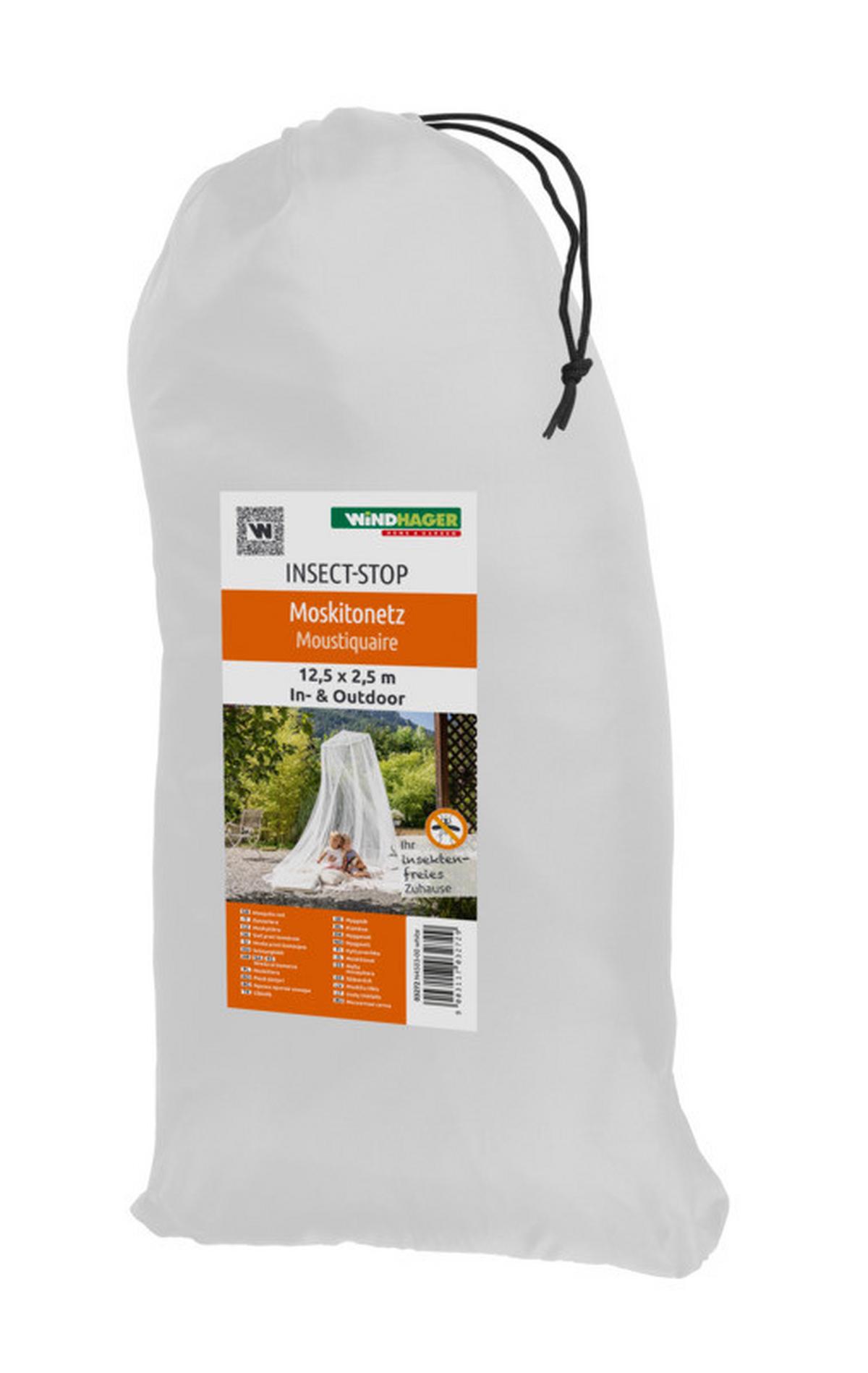 Mückennetz Is Moskitonetz Weiss - Weiß, Basics, Textil (250/1250cm)