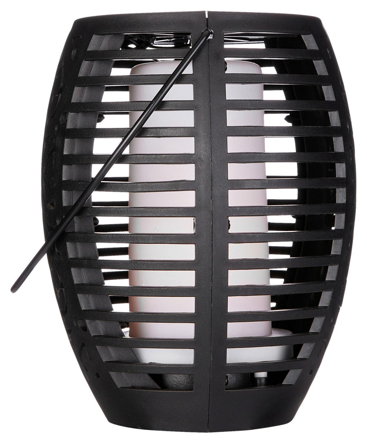 SOLÁRNE SVIETIDLO ZAMORA - čierna, plast (12/78cm) - Modern Living