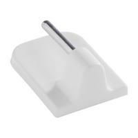 SAMOLEPIACI HÁČIK KURT - biela, plast (1/2.3cm) - Modern Living