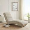 Relaxliege Chaiselongue, Beige B: 170 Cm - Chromfarben/Beige, MODERN, Textil (170/82/60cm) - Livetastic