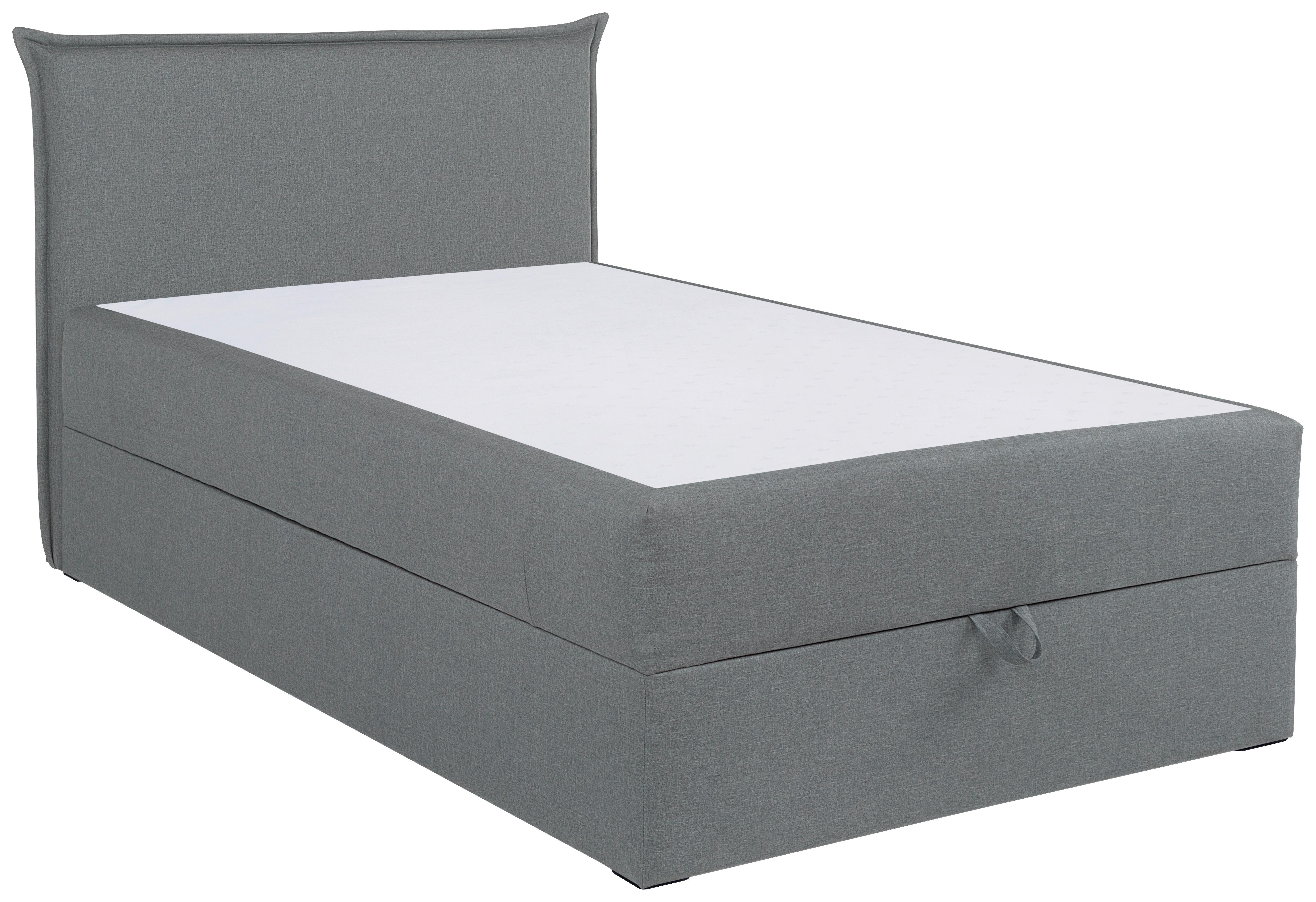 Boxspringbett Jolly 2 120x200 Silberfarben