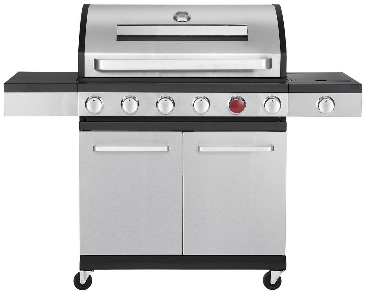 Gasgrill Napoleon II - Anthrazit/Silberfarben, KONVENTIONELL, Metall (141/114/48cm) - Homezone