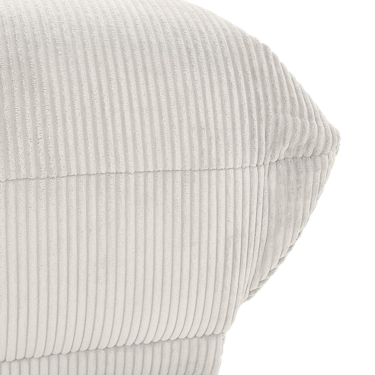 Modul Sofa Giselle 2er Sofa B: 105 Cm Cord Weiß - Weiß, Trend, Textil (105/80/112cm) - Livetastic