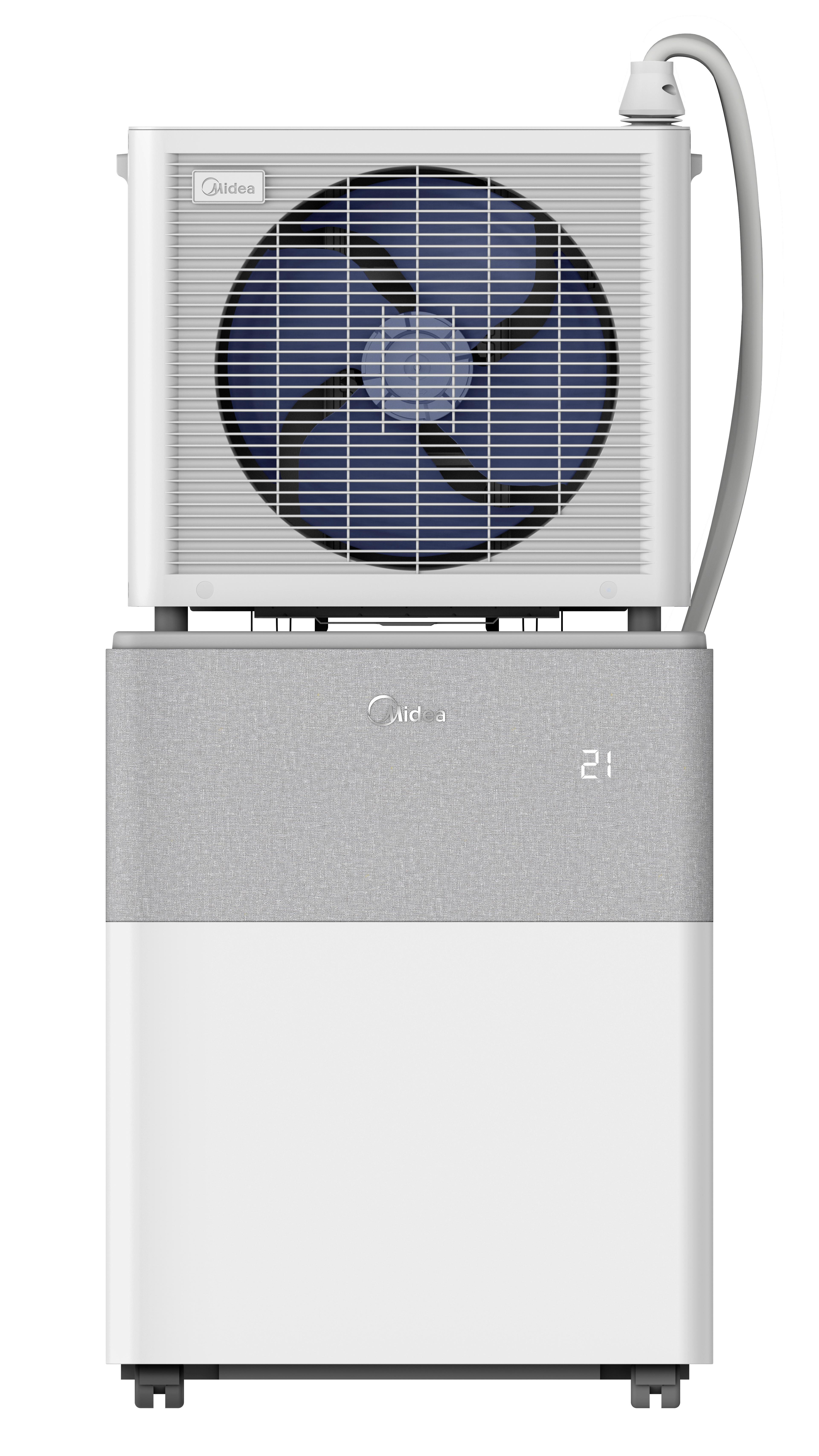 KLIMAANLAGE PORTASPLIT COOL - Hellgrau/Weiß, Basics, Kunststoff/Metall (51,8 cm/64,6 cm/34 cmcm) - Midea