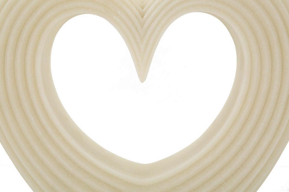 Skulptur Kunststoff, Weiß - Basics, Kunststoff (30/26/7cm)