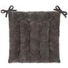 Sitzkissen Anika - Anthrazit, ROMANTIK / LANDHAUS, Textil (40/40/4cm) - James Wood