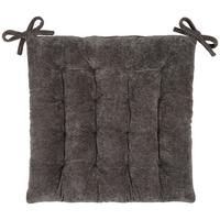 Ülőpárna Anika Kb. 40/40cm - antracit, Romantik / Landhaus, textil (40/40/4cm) - James Wood