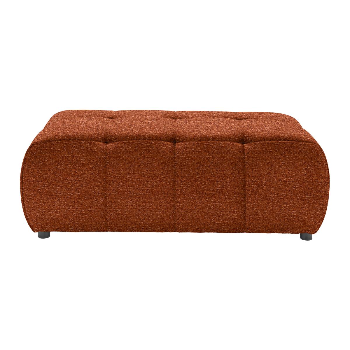 Taburet SOFI, rezavá - černá/rezavá, Moderní, textil (128/48/70cm) - Premium Living