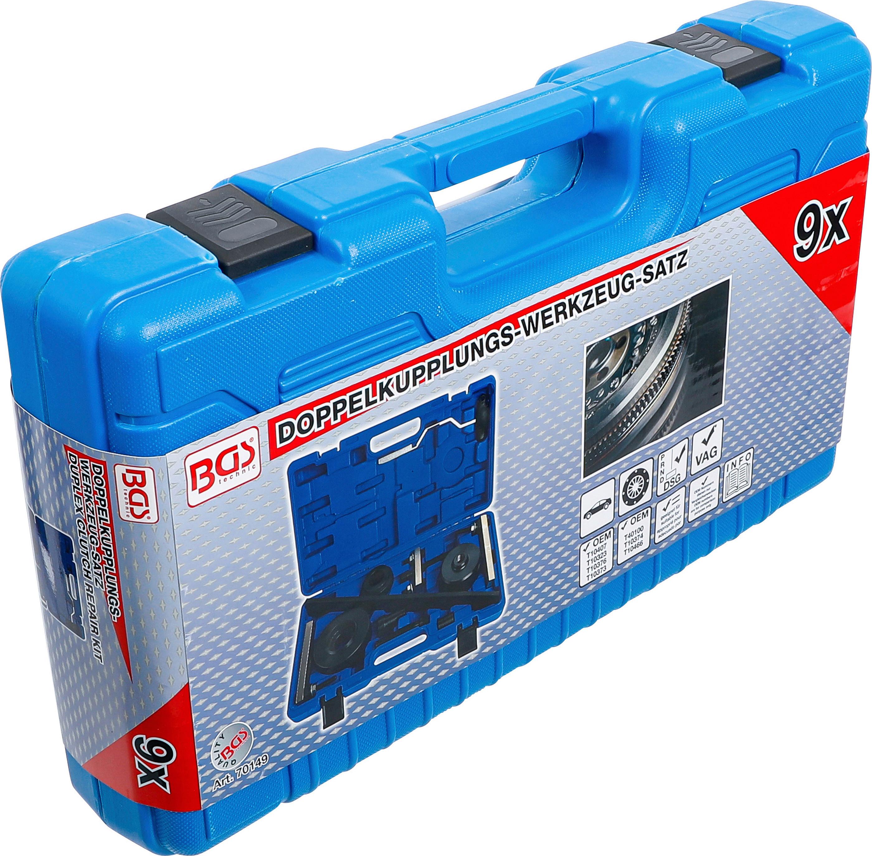Kupplungswerkzeug-satz 70149 - Blau/Schwarz, Basics (47,9/28,5/32cm)