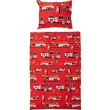 Bettwäsche Tim - Rot, KONVENTIONELL, Textil