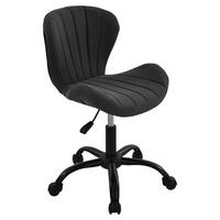 Drehstuhl Klara Grau/Schwarz B: 58 cm - Schwarz/Grau, Trend, Textil/Metall (58/84/56cm)