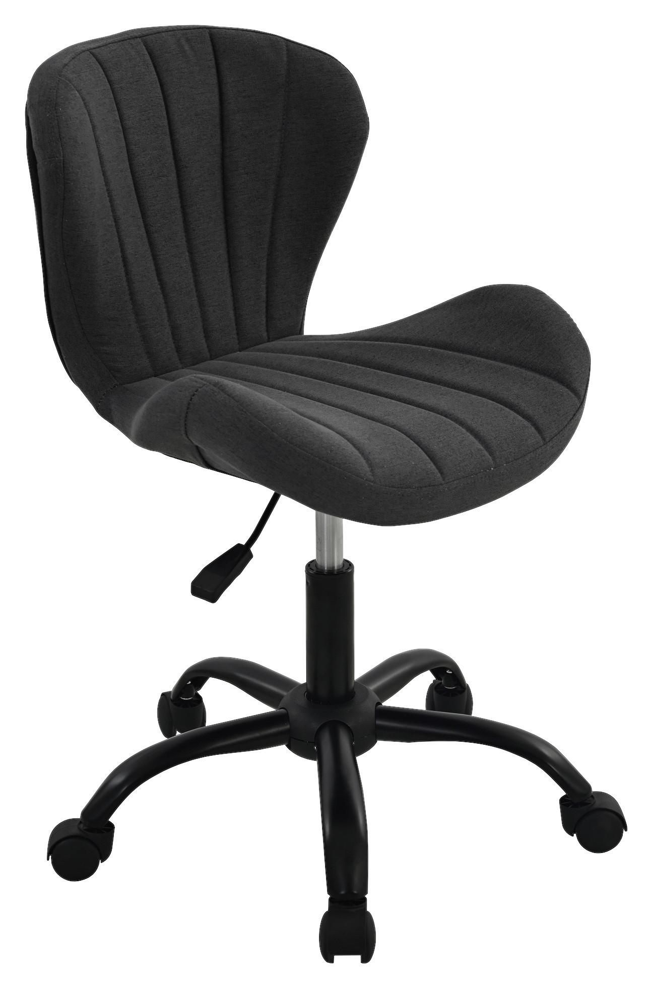 Drehstuhl Klara Grau/Schwarz B: 58 cm